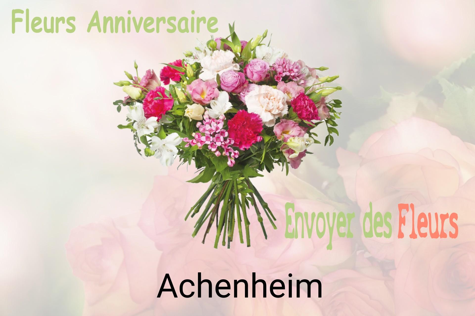 Bouquet de fleurs d’anniversaire livré à Achenheim